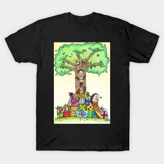 The animals Birthday Surprise T-Shirt by nicolejanes